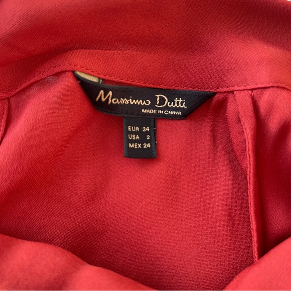 Massimo Dutti Red Blouse - Picture 5 of 5